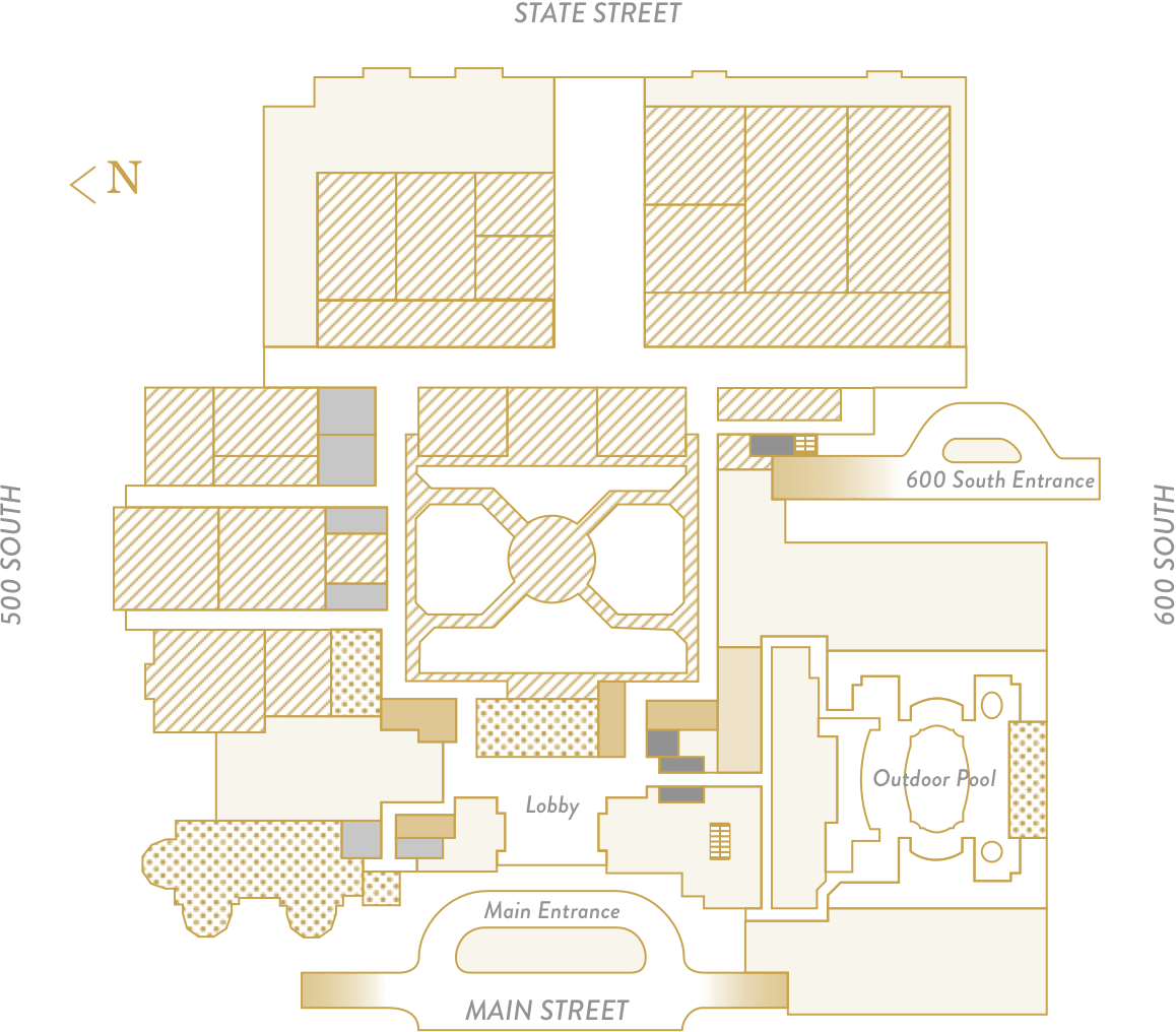 First Floor Event Rooms Map