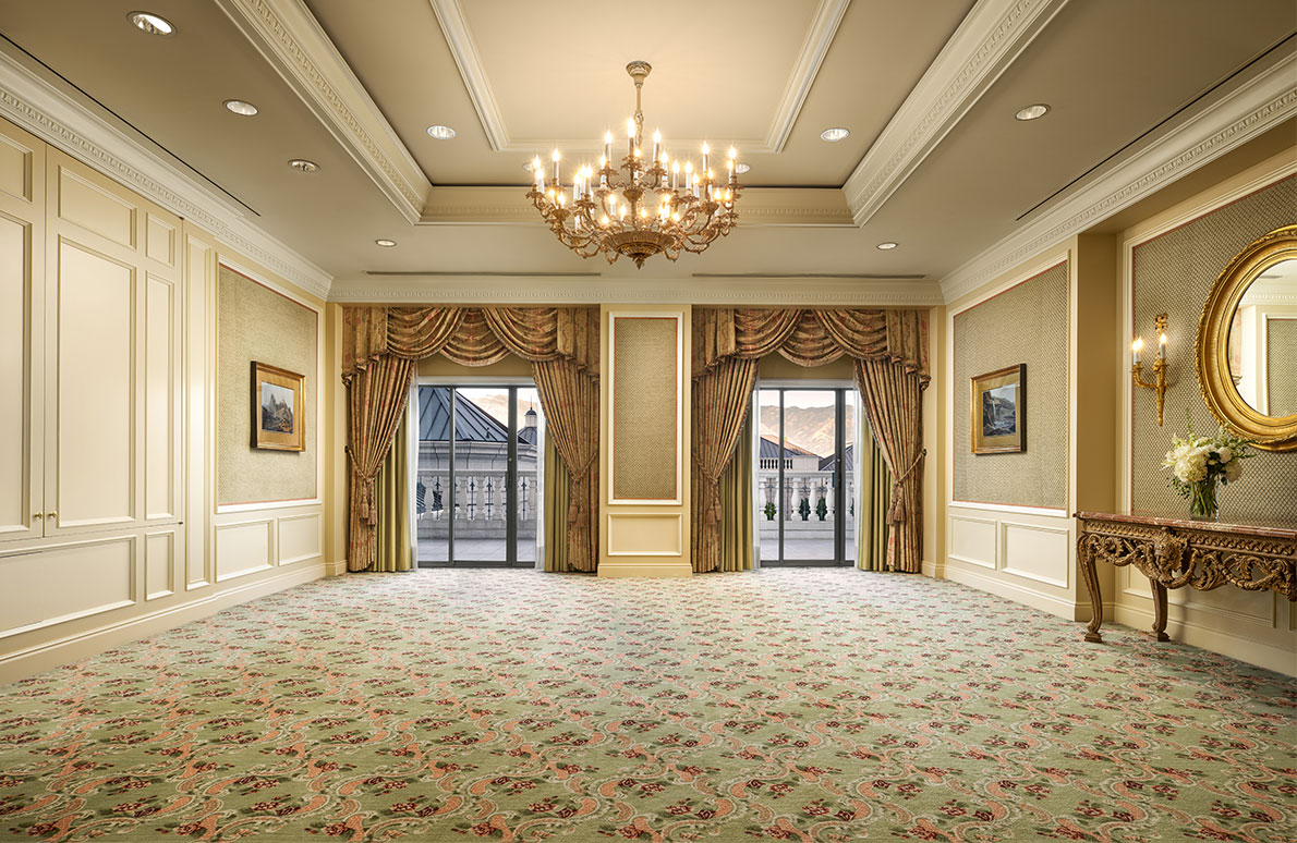 Belvedere meeting room on the third floor at The Grand America