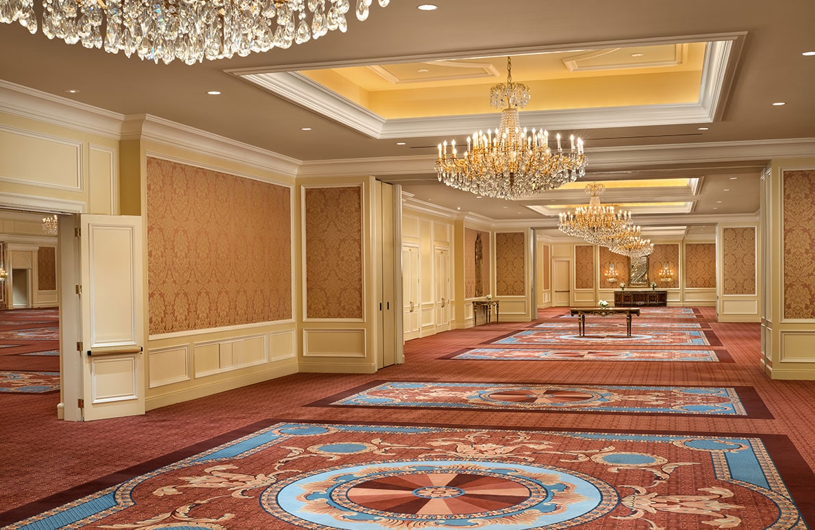 Grand Ballroom foyer space on the first floor of The Grand America.