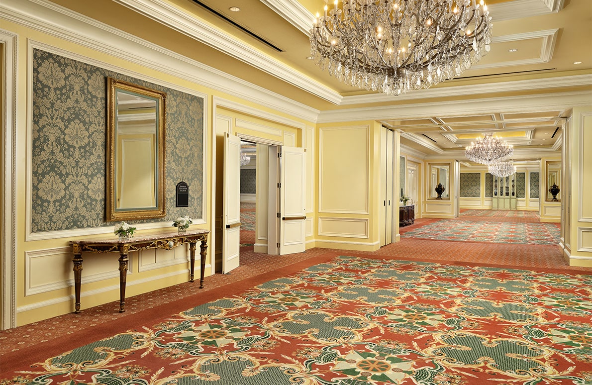 Imperial Ballroom Reception space on the first floor of The Grand America