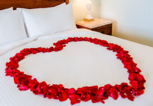 The Grand America Hotel Rose Petal Turndown Service With Choice of Red Rose Petals or Mixed