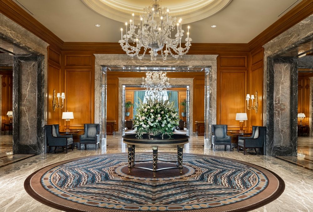 The Grand America Hotel Flower Arrangement in the Lobby