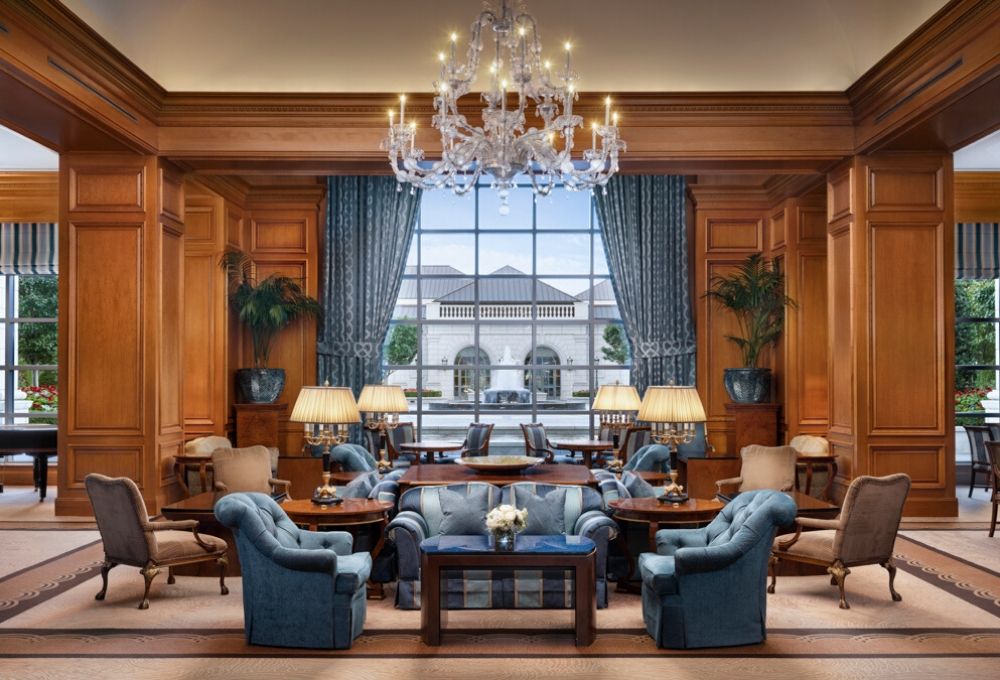 The Grand America Hotel Lobby Lounge in Salt Lake City, Utah