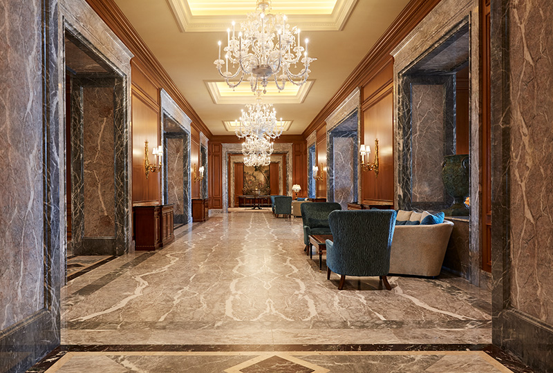 The Grand America Hotel Lobby in Salt Lake City, Utah