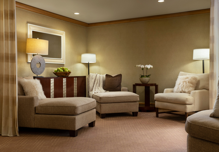 Common lounge seating area in The Grand Spa