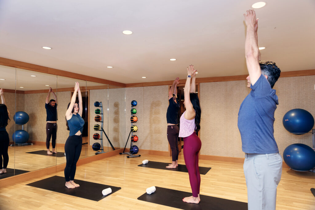 Yoga class